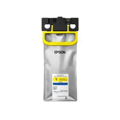Bolsa de Tinta Epson T12P Amarillo 165ml | Para WorkForce Pro EM-C800, EP-C800 - T12P400