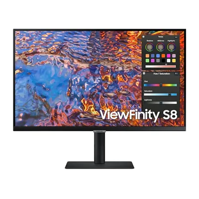 Monitor Profesional Samsung ViewFinity S8 S80PB 27.0" 4K UHD IPS | USB-C 90W, Altavoces, RJ-45 - LS27B804PXNXZA