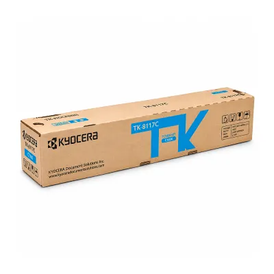 Tóner Kyocera TK-8117C Cian 6,000 Páginas | Para ECOSYS M8124cidn, M8130cidn - 1T02P3CUS0