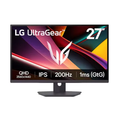 Monitor LG UltraGear (27G610A-B) | 27" QHD (2560×1440) IPS | 200 Hz | HDMI + DP