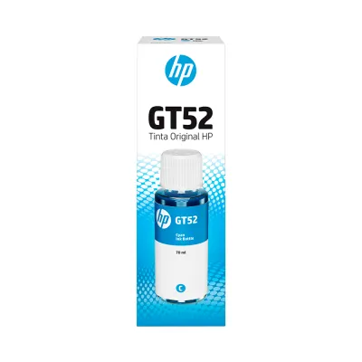 Botellas De Tinta Botella de tinta original HP GT52 cian de 70 ml (M0H54AL)