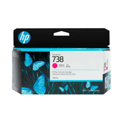 Cartuchos De Tinta Cartucho de tinta HP DesignJet 738 magenta de 130 ml (498N6A)