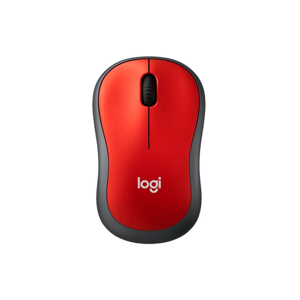 Mouse Logitech 910-003635 Mouse Logitech M185 Wireless Red - 910-003635