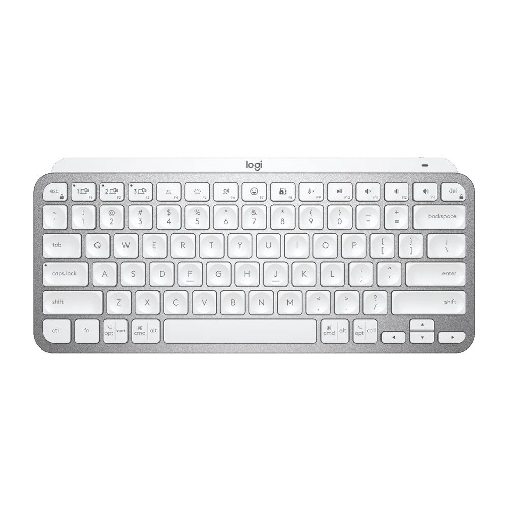 Teclado Logitech 920-010477 Teclado Logitech MX Keys Mini Multi-Device BT Iluminado Pale Grey - 920-010477
