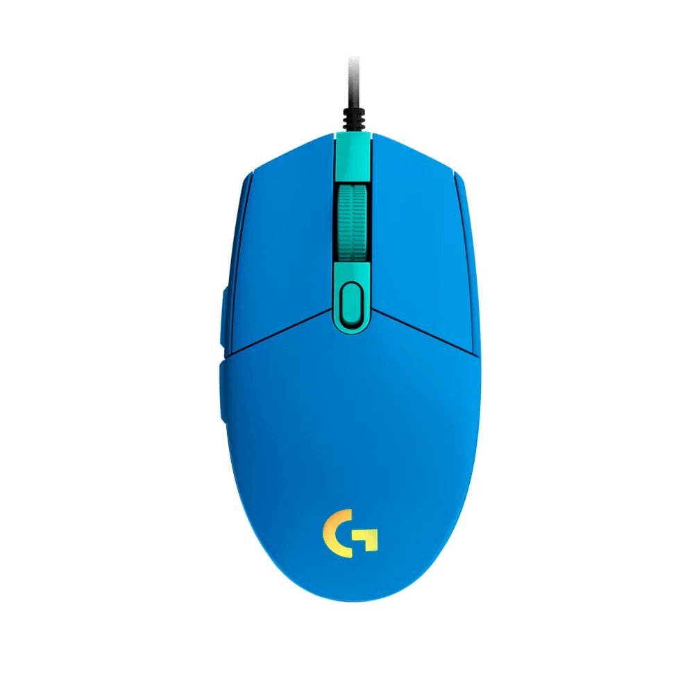 Mouse Logitech 910-005795 Mouse Logitech G203 Lightsync Óptico 8000 DPI RGB Azul - 910-005795