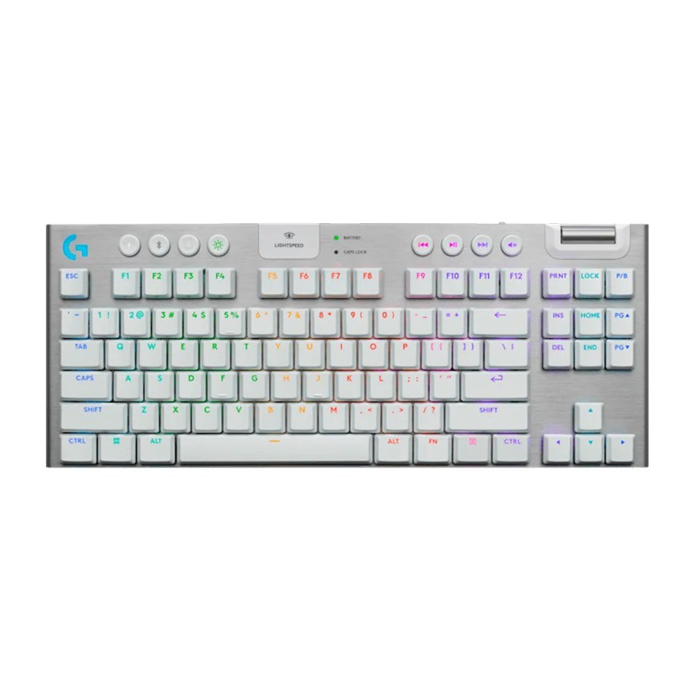 Teclado Logitech 920-012732 Teclado Logitech G915 X TKL Lightspeed/BT Lightsync RGB/Keycontrol Blanco - 920-012732