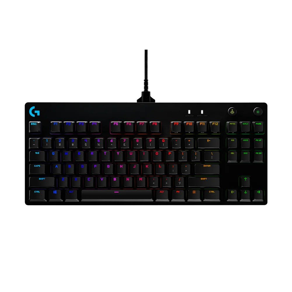 Teclado Logitech 920-009388 Teclado Logitech Pro Keyboard RGB USB black (920-009388)