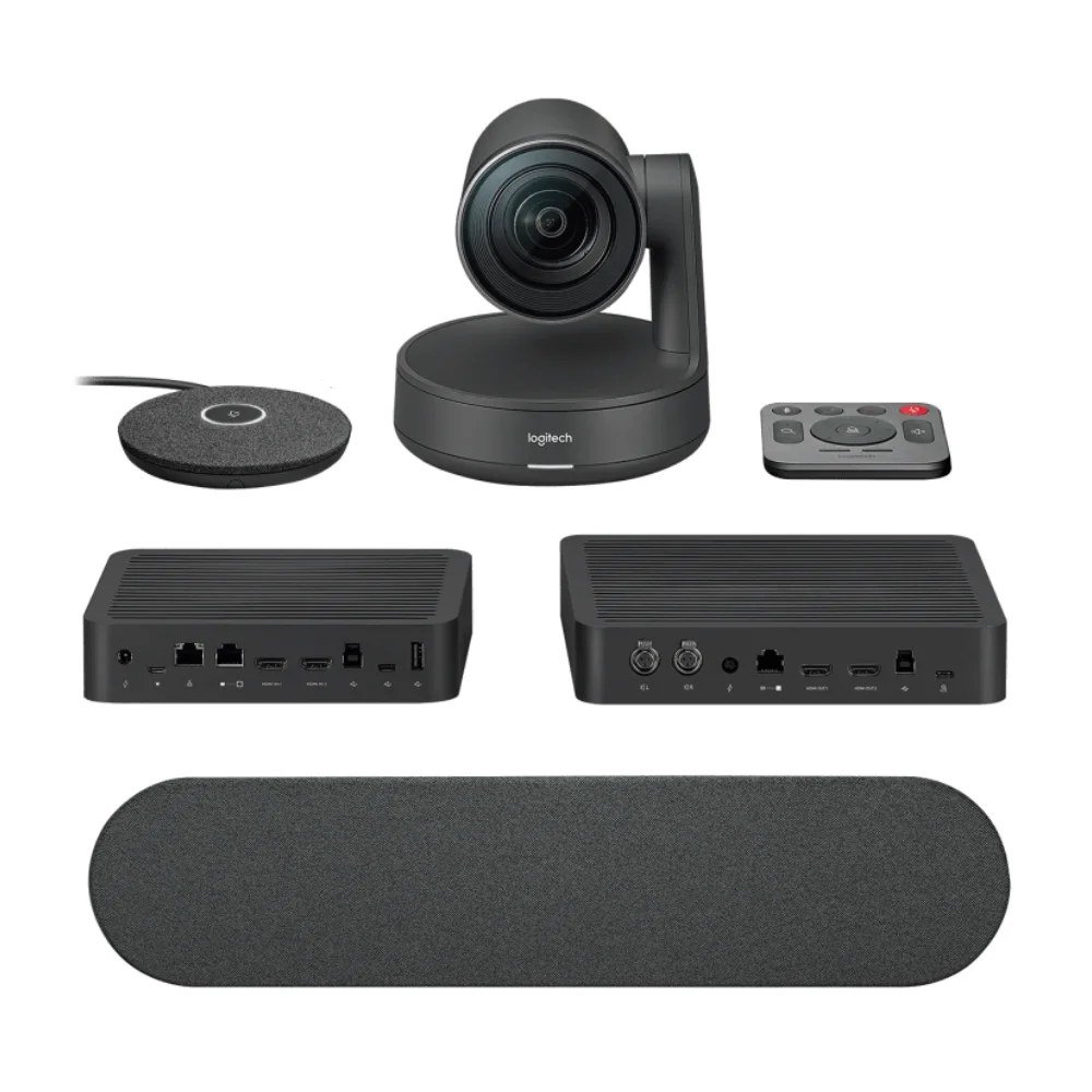 Cámara Logitech 960-001225 Cámara Logitech B2B Rally Plus Bundle 4K Large Room Black - 960-001225