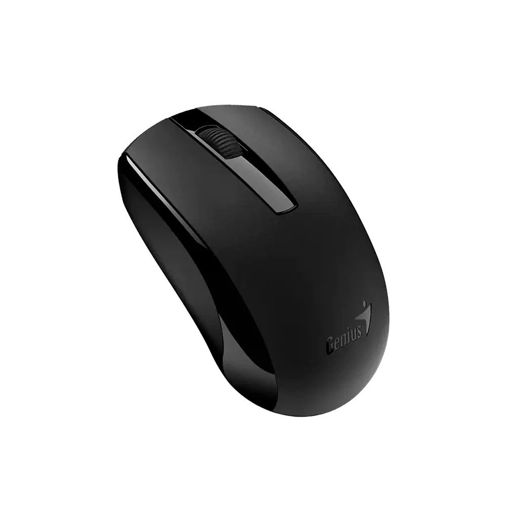 Mouse Genius 31030046400 Mouse Genius ECO-8100 Recargable Wireless BlueEye Black - 31030046400