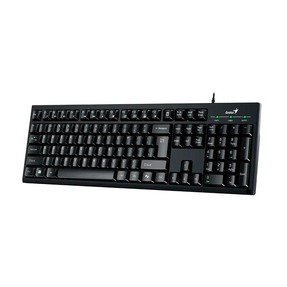 Teclado Genius 31300005401 Teclado Genius Smart KB-100 AI Copilot USB SP Black - 31300005401