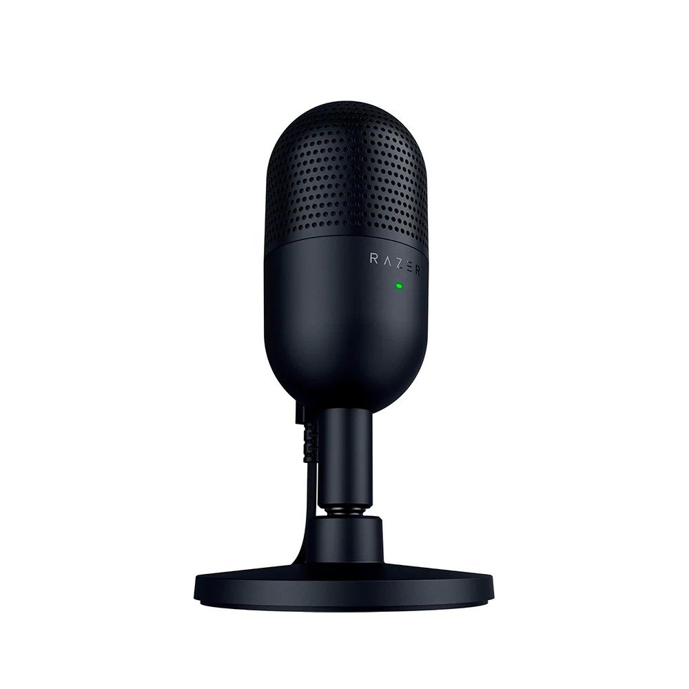 Micrófono Razer RZ19-05050100-R3U1 Micrófono Razer Seiren V3 Mini USB Streaming Supercardioide con Sensor Touch Silent Bl, PN RZ19-05050100-R3U1