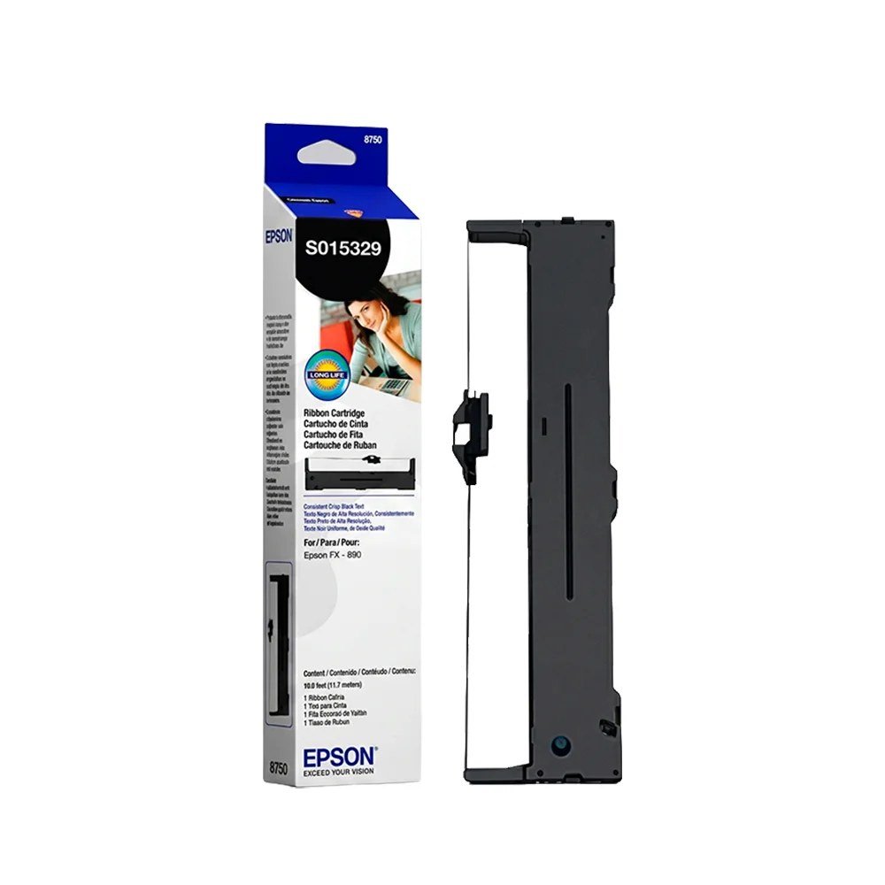 Cartuchos De Tinta Epson S015329 Cartuchos De Tinta Epson S015329 cinta ribbon negra para impresora FX-890 - S015329