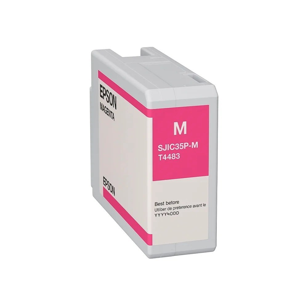 Cartuchos De Tinta Epson C13T44B320 Cartuchos De Tinta Epson SJIC35P-M cartucho de tinta magenta ColorWorks C6000/C6500 - C13T44B32, PN C13T44B320