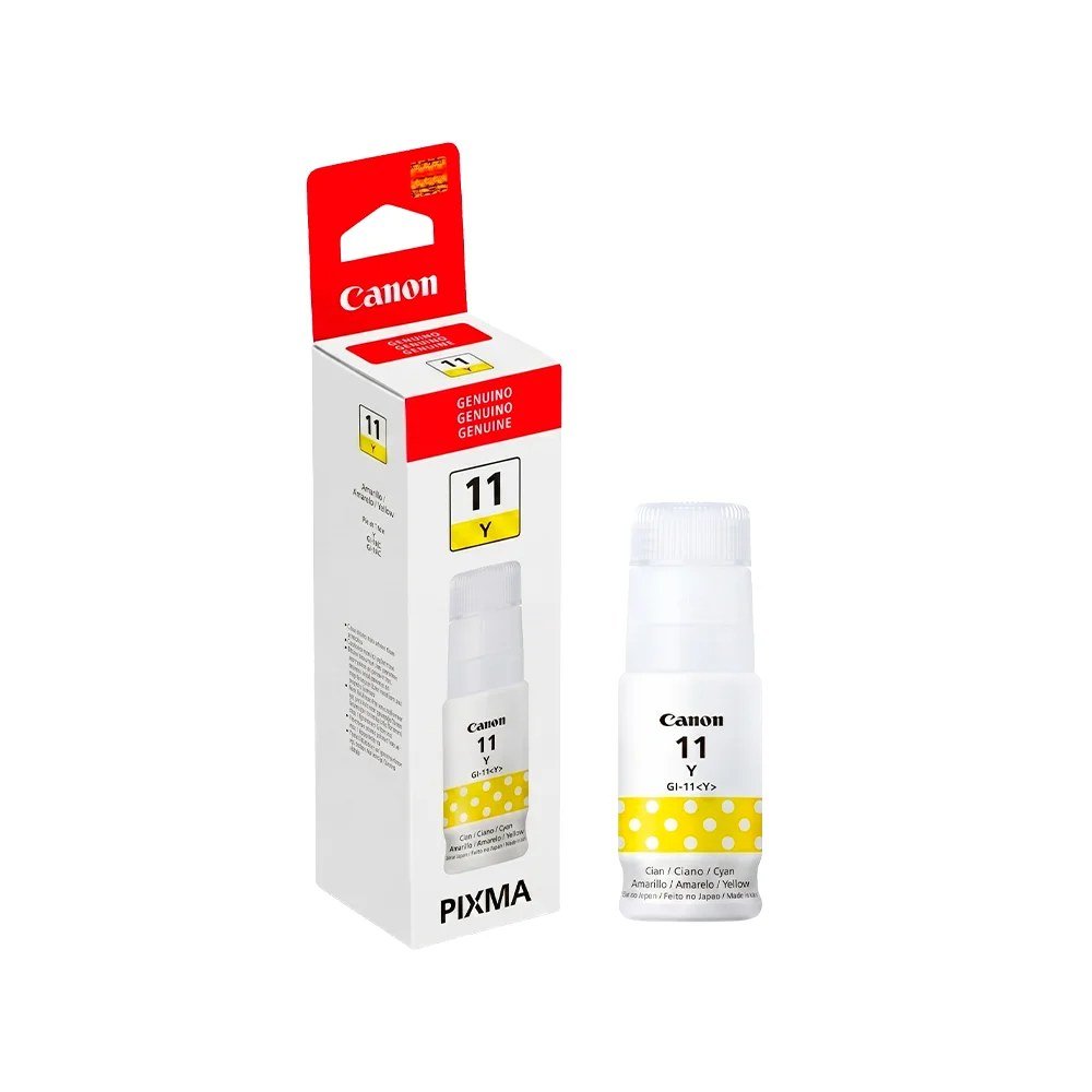 Botellas De Tinta Canon 4536C001AA Botellas De Tinta Botella de Tinta Canon GI-11 Y - Amarillo, PN 4536C001AA