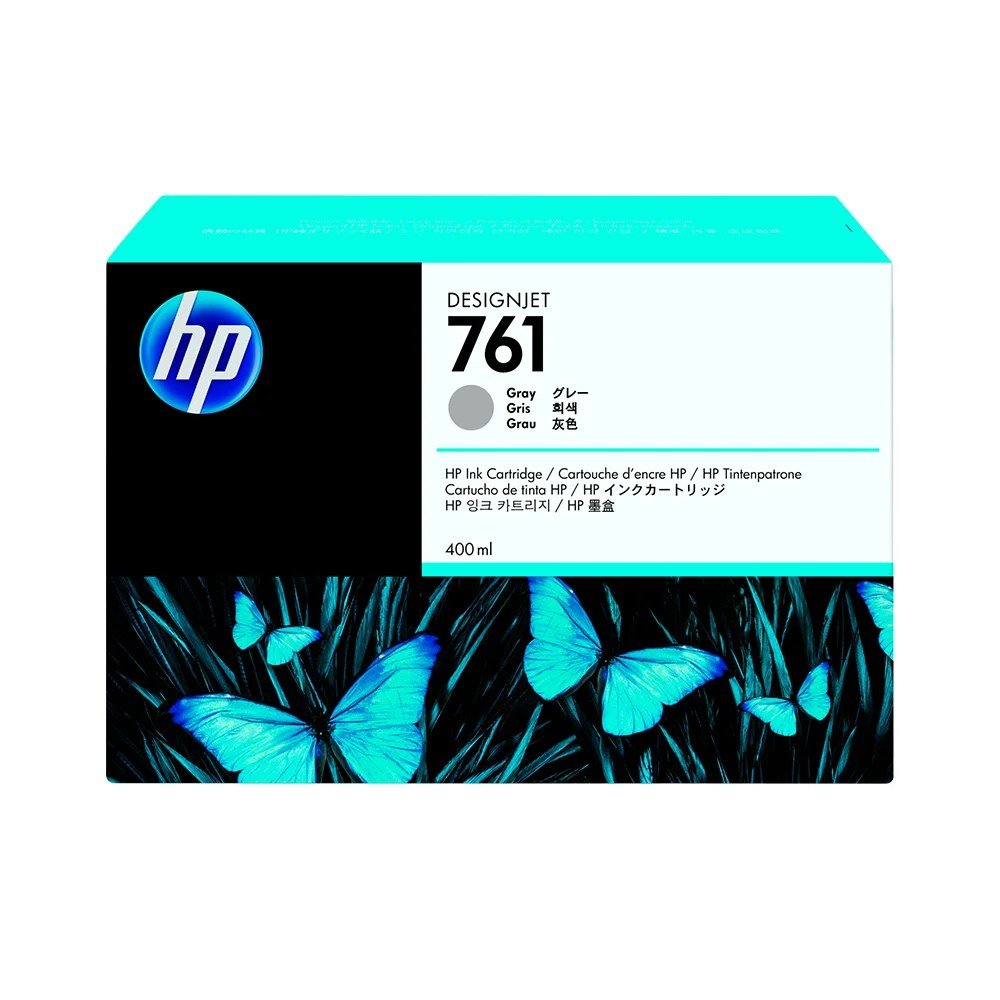 Cartuchos De Tinta HP CM995A Cartuchos De Tinta Cartucho de Tinta HP 761 Gris 400ml, PN CM995A