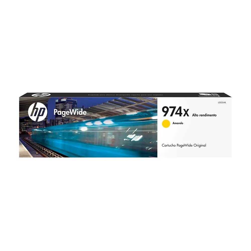 Cartuchos De Tinta HP L0S05AL Cartuchos De Tinta Cartucho de Tinta HP 974X Amarillo 86ml, PN L0S05AL