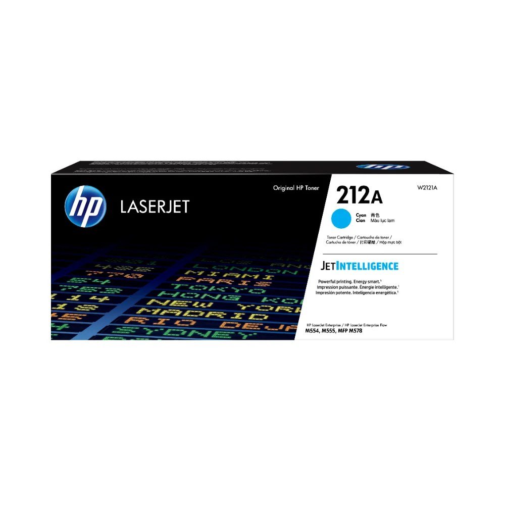 Tóner HP W2121A Tóner 212A Cian Original W2121A para HP LaserJet
