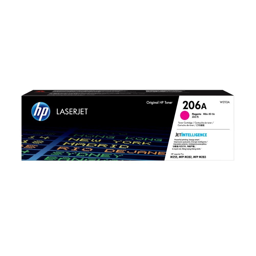 Tóner HP W2113A Tóner 206A Magenta Original W2113A para HP LaserJet