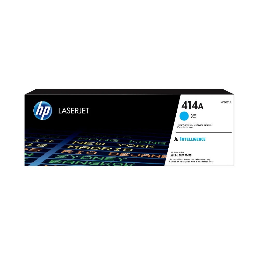 Tóner HP W2021A Tóner 414A Cian Original W2021A para HP LaserJet
