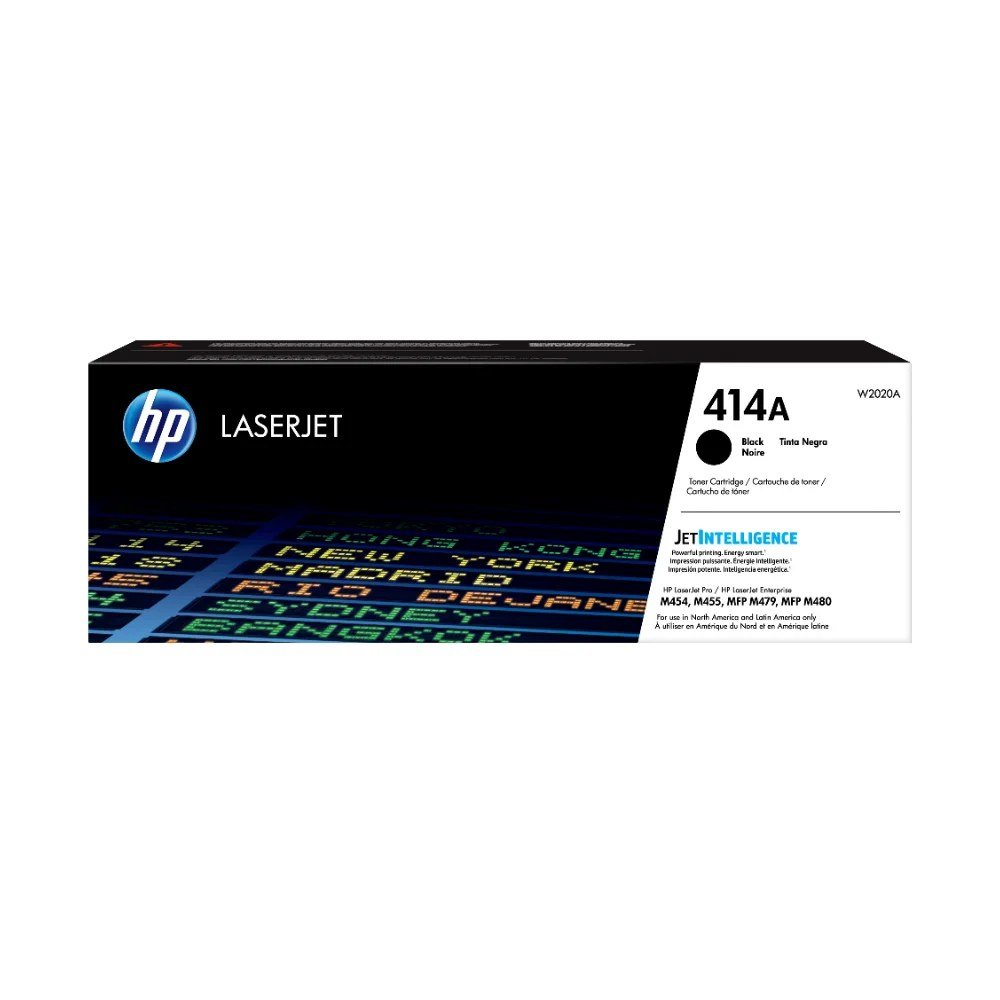 Tóner HP W2020A Tóner 414A Negro Original W2020A para HP LaserJet