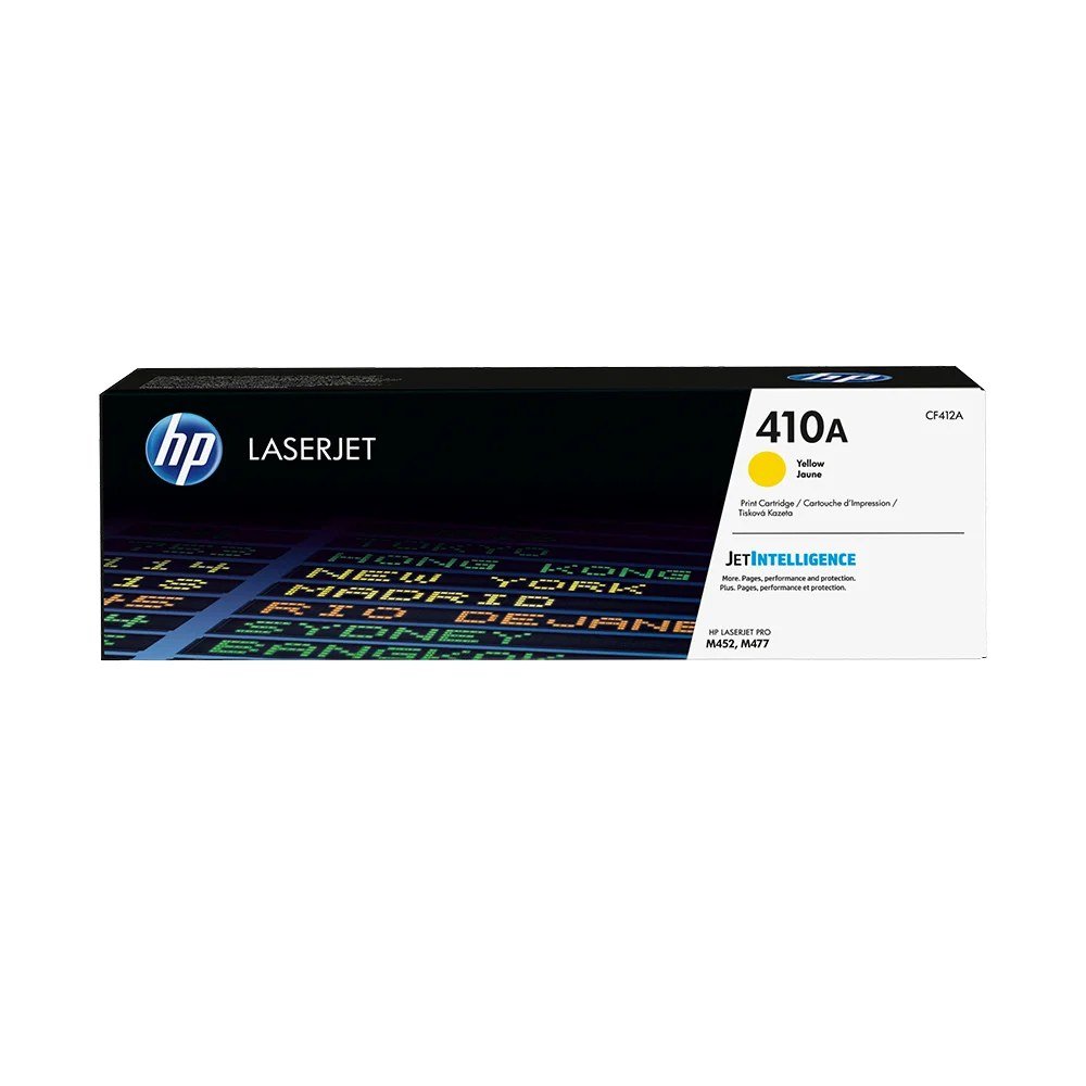 Tóner HP CF412A Tóner 410A Amarillo Original CF412A para HP LaserJet