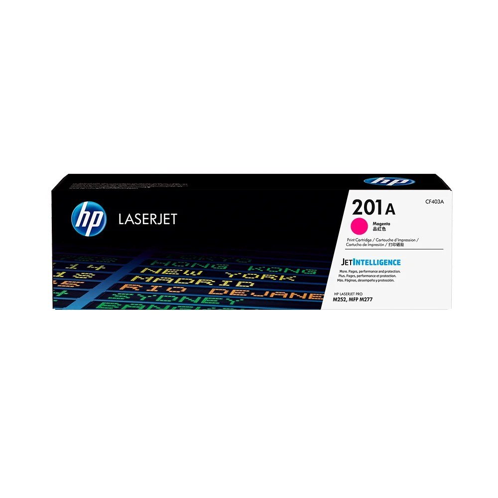 Tóner HP CF403A Tóner 201A Magenta Original CF403A para HP LaserJet