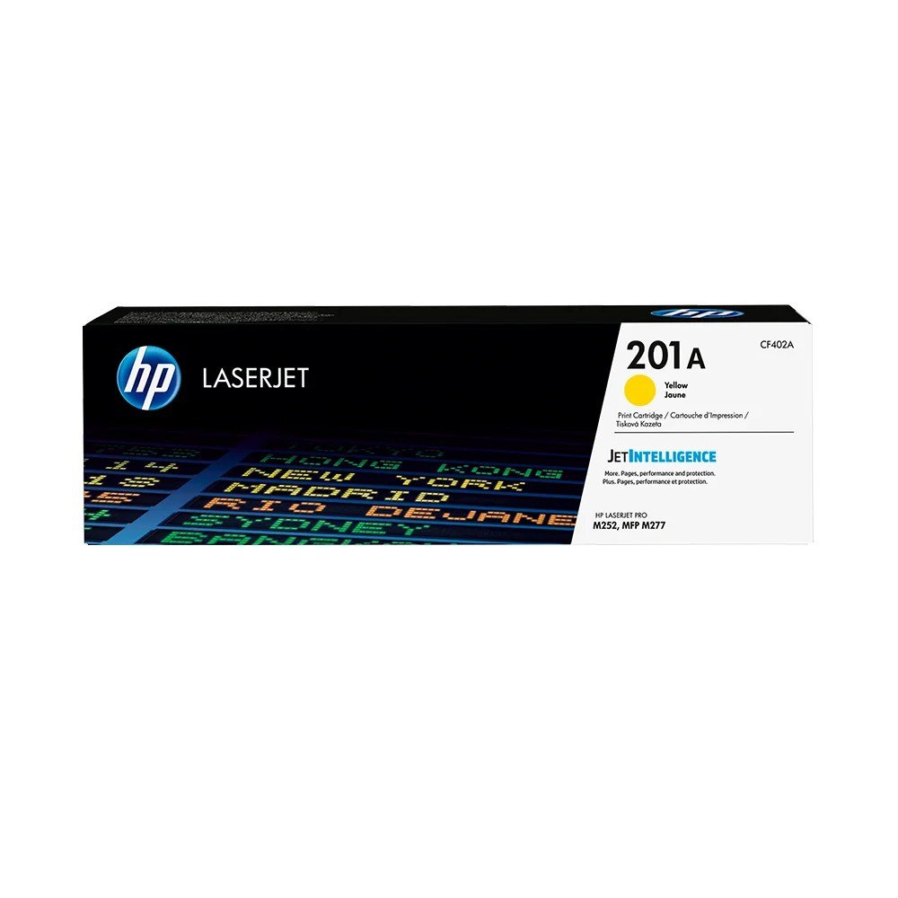 Tóner HP CF402A Tóner 201A Amarillo Original CF402A para HP LaserJet