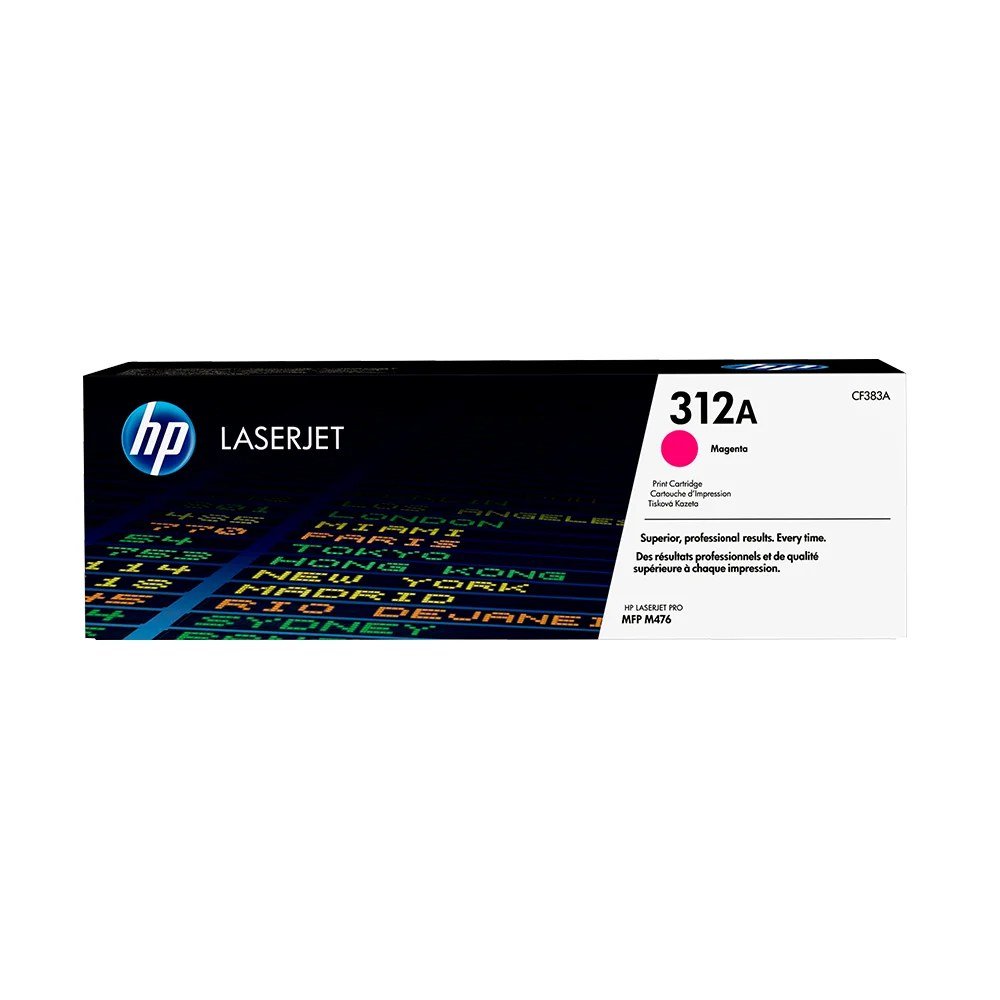 Tóner HP CF383A Tóner 312A Magenta Original CF383A para HP LaserJet