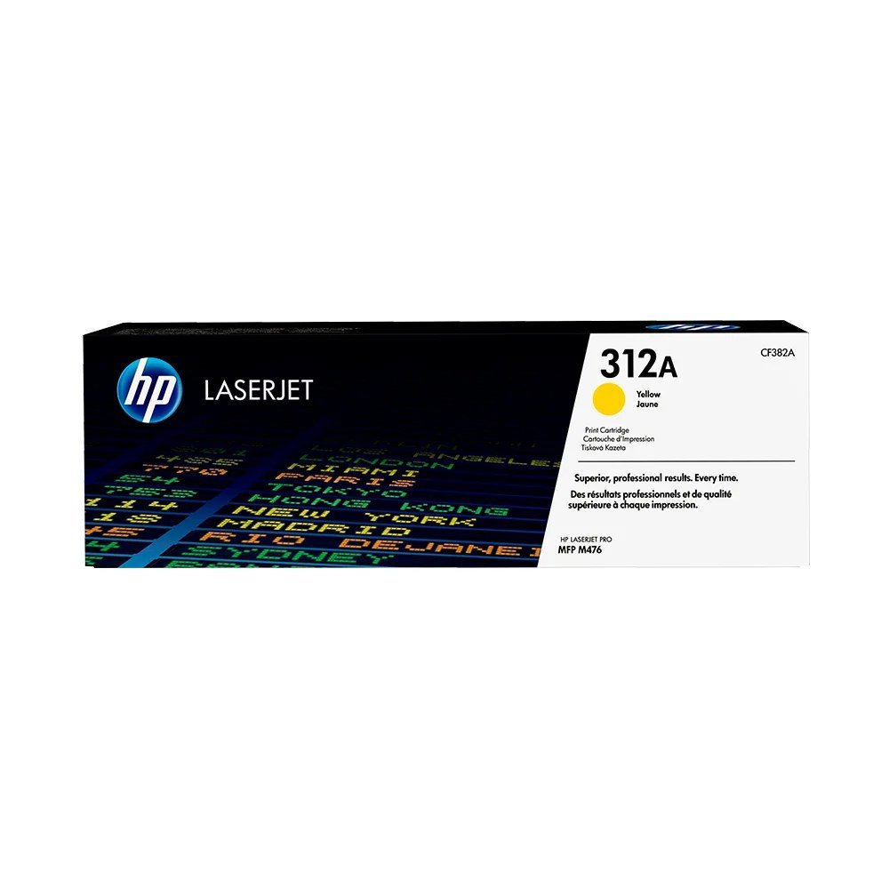 Tóner HP CF382A Tóner 312A Amarillo Original CF382A para HP LaserJet