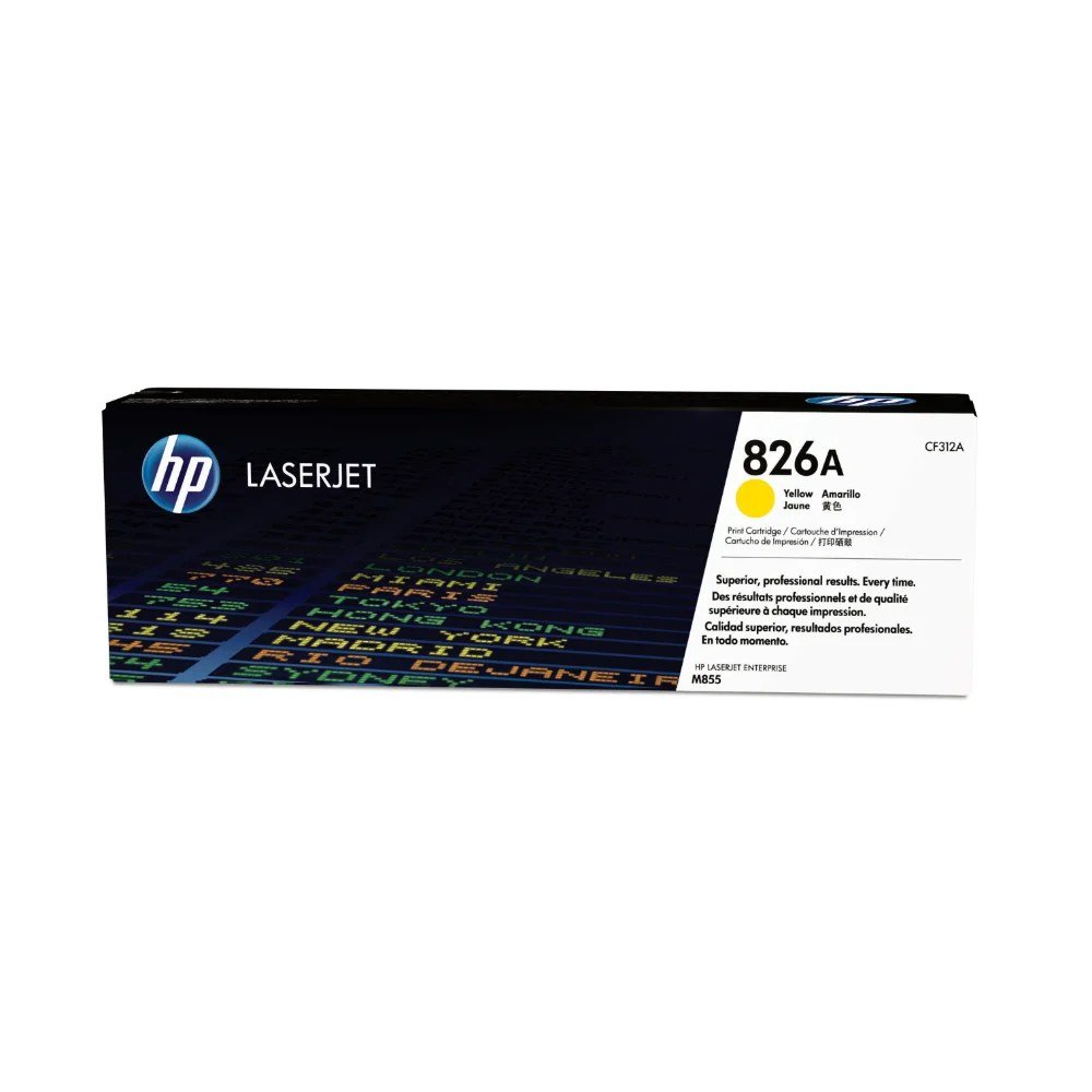 Tóner HP CF312A Tóner 826A Amarillo Original CF312A para HP LaserJet