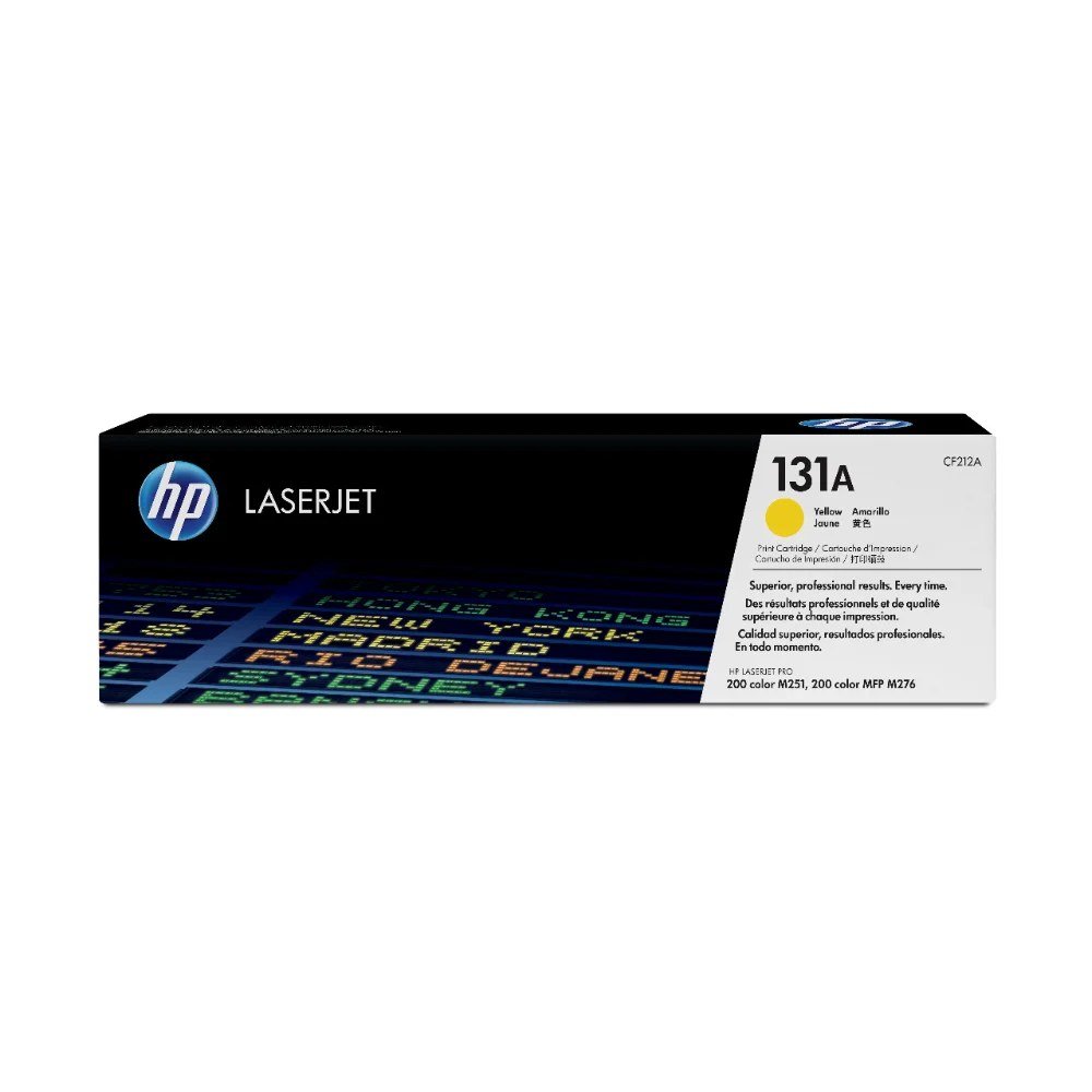 Tóner HP CF212A Tóner 131A Amarillo Original CF212A para HP LaserJet