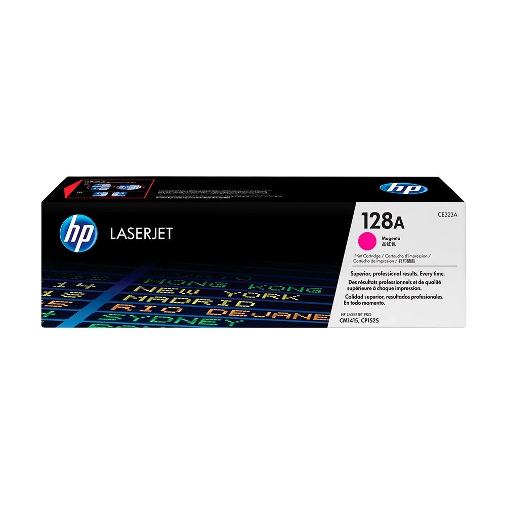 Tóner HP CE323A Tóner 128A Magenta Original CE323A para HP LaserJet