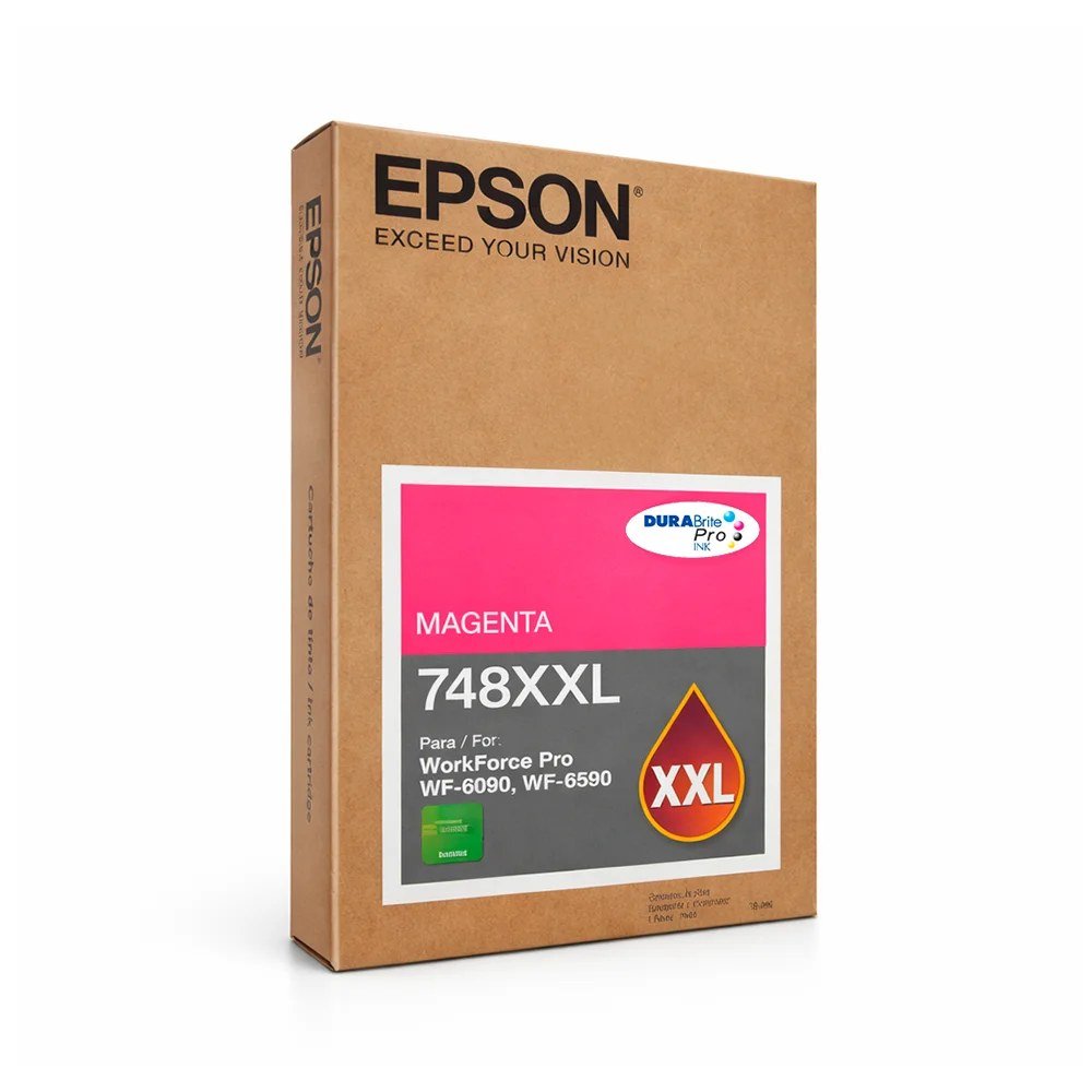 Cartuchos De Tinta Epson T748XXL320-AL Cartuchos De Tinta Cartucho de tinta Epson T748XXL Magenta (T748XXL320-AL)