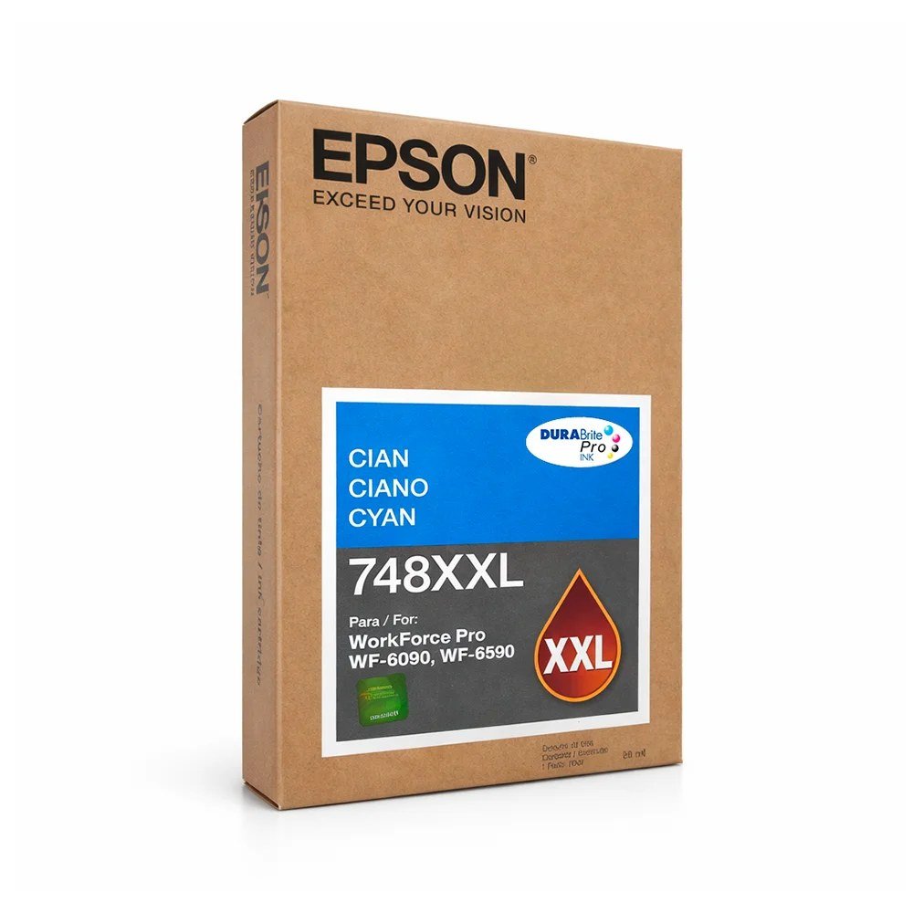 Cartuchos De Tinta Epson T748XXL220-AL Cartuchos De Tinta Cartucho de tinta Epson T748XXL Cian (T748XXL220-AL)