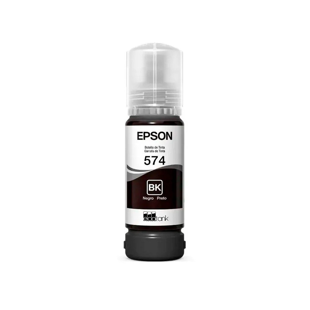 Botellas De Tinta Epson T574120-AL Botellas De Tinta Botella de tinta Epson T574 Negro EcoTank L8050 (T574120-AL)