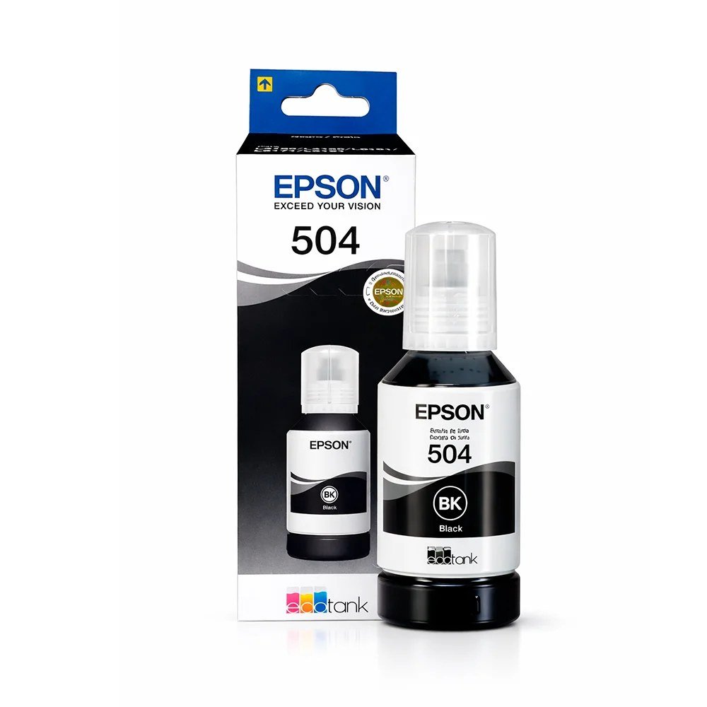 Botellas De Tinta Epson T504120-AL Botellas De Tinta Botella de tinta Epson T504 Negro (T504120-AL)